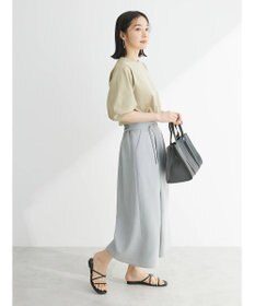 Green Parks 接触冷感　ベルト付ガウチョパンツ