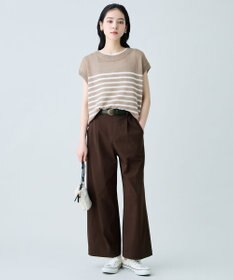 ANY 7daysデイリータックワイドパンツ