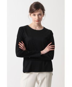 DAKS ミニハウスチェック襟 ダブルカラーTシャツ