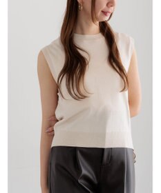 Te chichi シフォンフリルニットベスト
