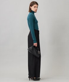 ICB 【洗える】 パウダリーチュール ハイネックトップス