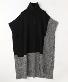 JOSEPH カーディステッチアニメーション　ハイネックポンチョ