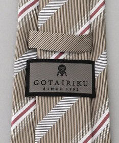 GOTAIRIKU  GOTAIRIKU別注【日本製】シルク ネクタイ_レジメンタル柄