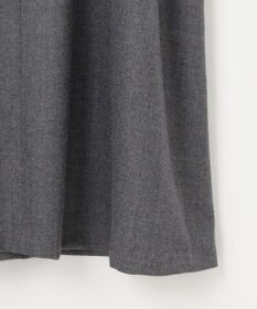 組曲 ウールジョーゼット スリットネックワンピース