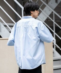 WEGO 【シワになりにくい】イージーケアオックスフォードワンポイントシャツ（S）