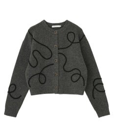 AMERICAN HOLIC コード刺繍ショートカーディガン