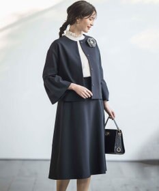 組曲 S 【KUMIKYOKU NAVY】コンフォータブルドレープ ジャケット