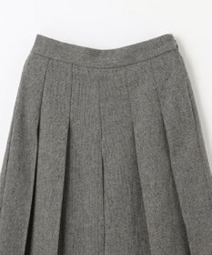 ANY 【手洗い可/ウエストゴム】タックワイドパンツ