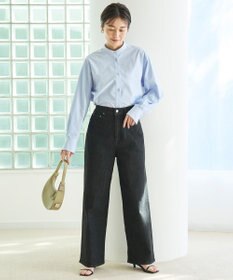 UNFILO 【UNFILO DENIM】撥水ストレッチ ワイドストレートデニム