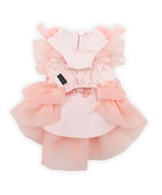 PET PARADISE cherircouture  接触冷感リボンワンピース《ピンク》 小型犬