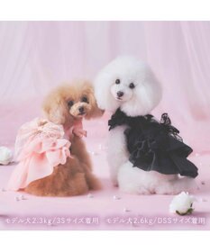 PET PARADISE cherircouture  接触冷感リボンワンピース《ピンク》 小型犬