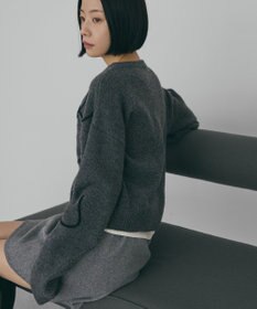 AMERICAN HOLIC コード刺繍ショートカーディガン