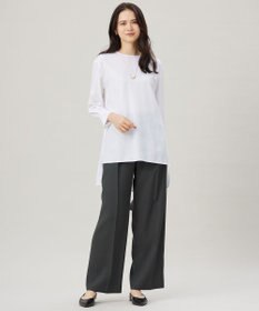 自由区 【SHIHOさん着用・洗える】SOMELOSチュニック ブラウス