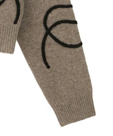 AMERICAN HOLIC コード刺繍ショートカーディガン