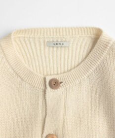 LENO CREW NECK CARDIGAN クルーネックカーディガン