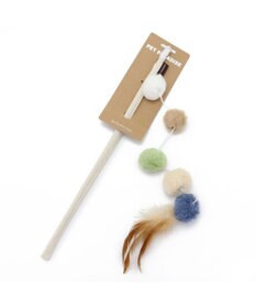 PET PARADISE 猫 おもちゃ 猫じゃらし ぽんぽん 羽