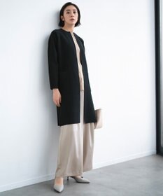 自由区 L 【洗える】チンツサテンタンブラー ワイドパンツ