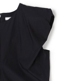 BEIGE， MALLOW / コットンタック バルーンスリーブドレス