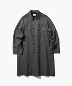 ATON LINEN WOOL TWILL | バルマカーンコート - UNISEX