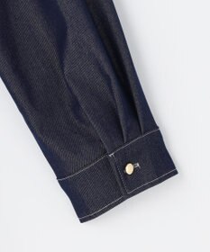 ANY SIS シャンブレーベルテッド ワンピース