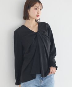 earth music&ecology フロントツイストブラウス