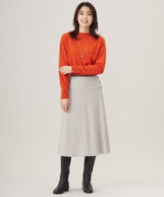 J.PRESS LADIES 【洗える】SOFT TOUCH WOOL 立ち襟 ニット