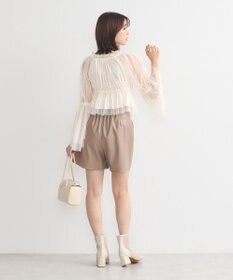 earth music&ecology チュールブラウス