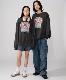 WEGO 【2025年秋冬新作/SMLXLサイズ展開/ユニセックス着用ITEM】アソートグラフィックプルオーバー