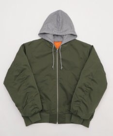 WEGO 【ユニセックス着用ITEM】2WAYフードパファーMA－1