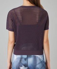 Chacott Chacott BALANCE【ノーソイングニット】メッシュニット半袖プルオーバー