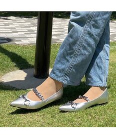 MODE ET JACOMO <MODE ET JACOMO>ポインテッドトゥメリージェーンパンプス