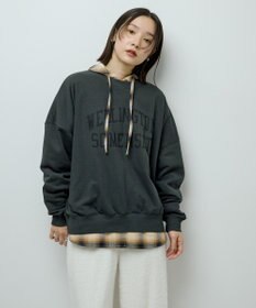 Green Parks オーバーサイズロゴ裏毛プルオーバー