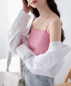 WEGO 【カップ付き】なちゅ盛れカップインショートキャミ