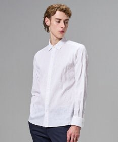 JOSEPH HOMME アブストラクトジャガードストレッチ　レギュラーカラーシャツ