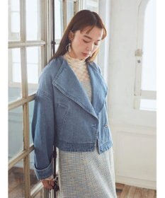 earth music&ecology ビッグカラーショートジャケット