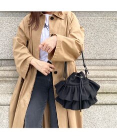 LA BAGAGERIE 【インスタグラマー chiyoさん×LA BAGAGERIE】フリルバケットバッグ