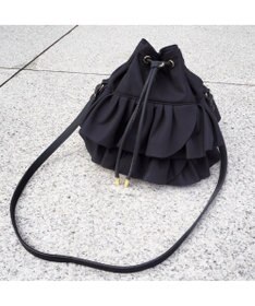 LA BAGAGERIE 【インスタグラマー chiyoさん×LA BAGAGERIE】フリルバケットバッグ