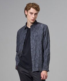 JOSEPH HOMME アブストラクトジャガードストレッチ　レギュラーカラーシャツ