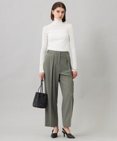 ICB 【洗える】 パウダリーチュール ハイネックトップス