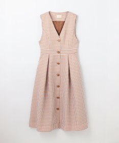 GRACE CONTINENTAL チェックジャンパースカート