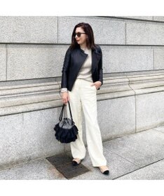 LA BAGAGERIE 【インスタグラマー chiyoさん×LA BAGAGERIE】フリルバケットバッグ