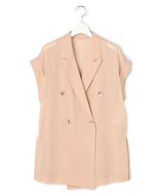 23区 【GOLD LABEL】コットンオーガンジー シアー ジレ