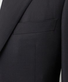 GOTAIRIKU シワになりにくい【御幸毛織/みゆきけおり】Superio160 スーツ_ブラックチェック