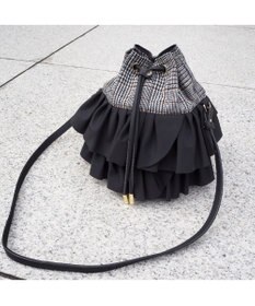 LA BAGAGERIE 【インスタグラマー chiyoさん×LA BAGAGERIE】フリルバケットバッグ
