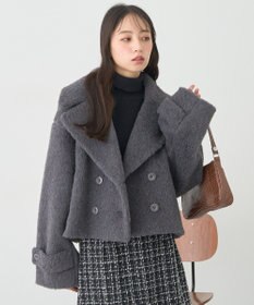 earth music&ecology シャギーショートコート