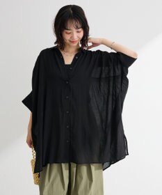 Green Parks スラブシアーシャツチュニック