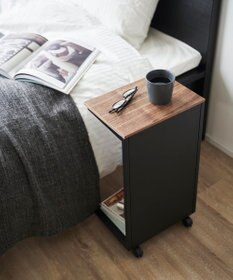 tower キャスター付き 目隠し布団乾燥機スタンド タワー ブラック