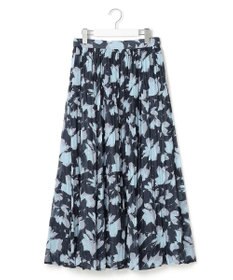 23区 【洗える】Ratti シャドーフラワープリント スカート