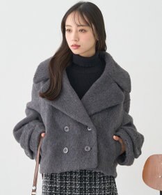 earth music&ecology シャギーショートコート