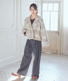 earth music&ecology シャギーショートコート